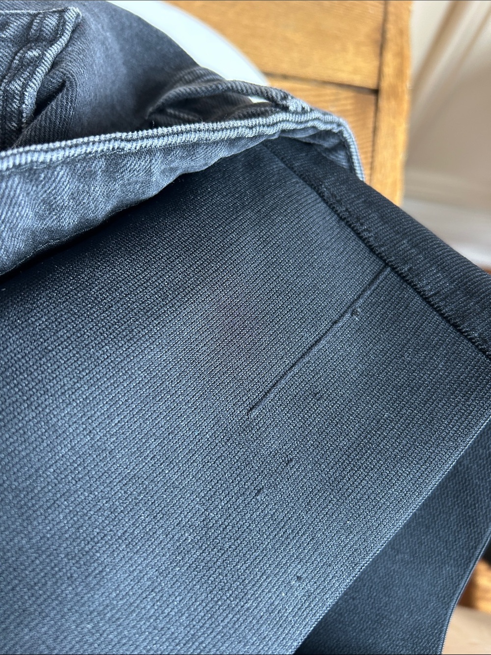 Good American Wide Leg Solution Jeans Black377 - Picture 10 of 15